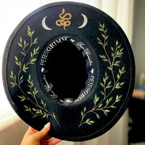 Peter Grimm hand painted wide brimmed hat